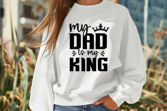 Download King Dad Shirt Design SVG - Premium Resources