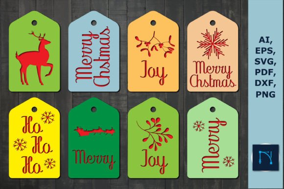 Download Laser Cut Christmas Gift Tag SVG Bundle - Christmas gift tag svg bundle Collection