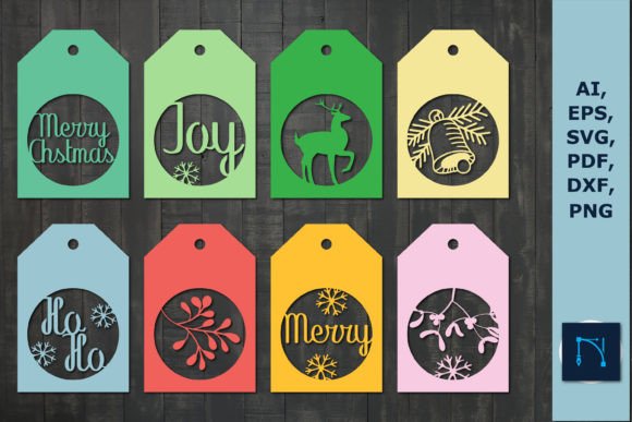 Download Laser Cut Christmas Gift Tag SVG Bundle - Christmas gift tag svg bundle Collection
