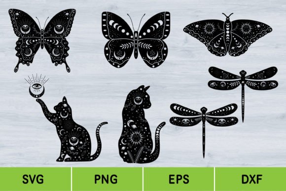 Download Mystical, Crystal Moon, Moon Phase, Svg - Crystal moon Collection
