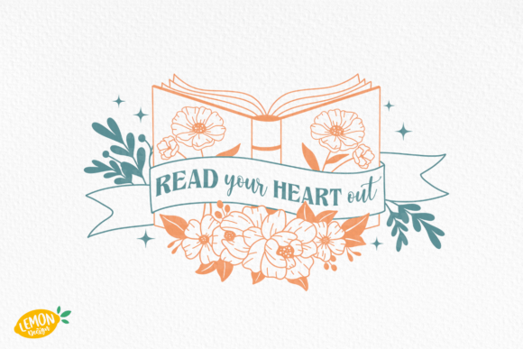 Download Book Flower Quote SVG Design - Quote svg Collection